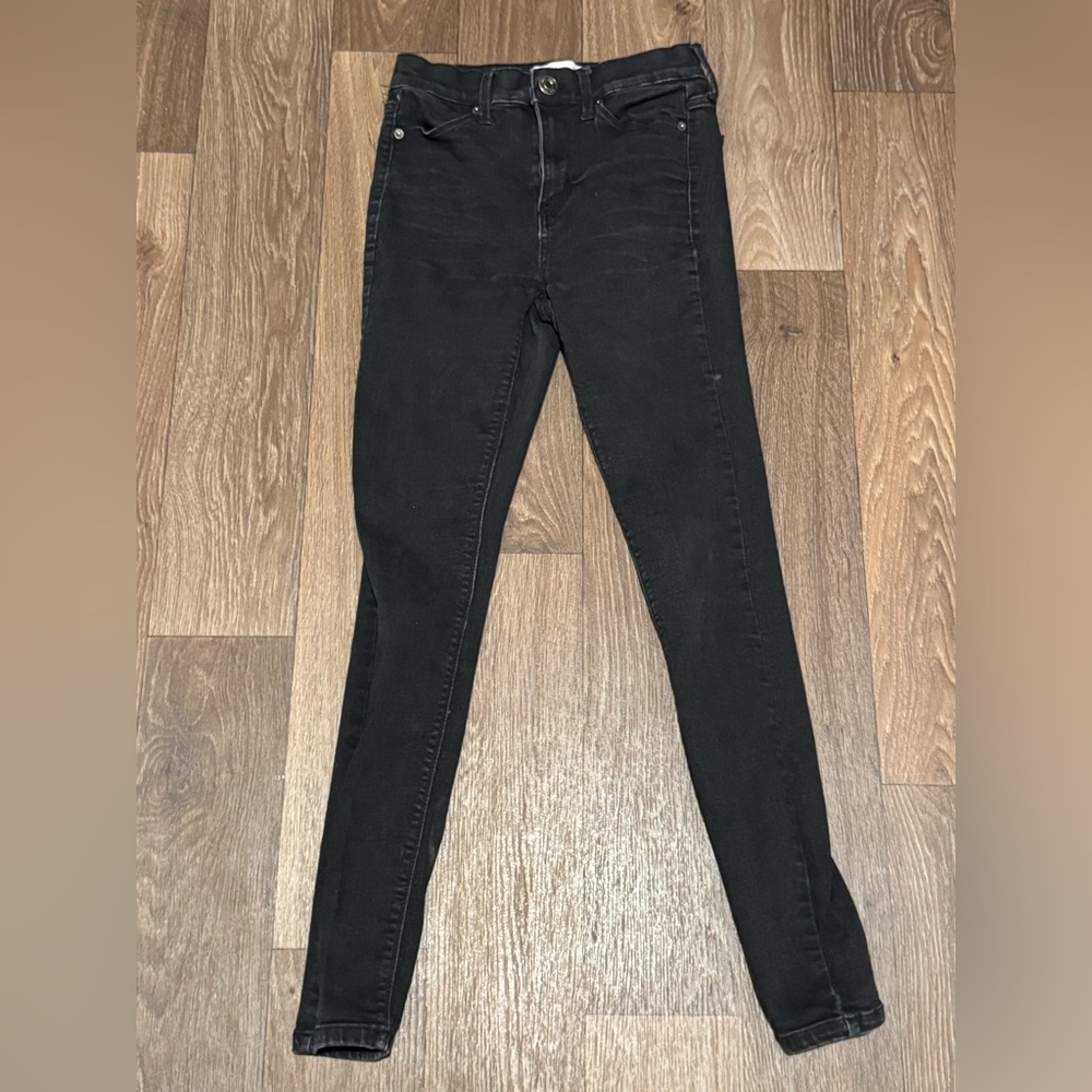 Mudd Flx Stretch Black High Rise Jeggings Size 3